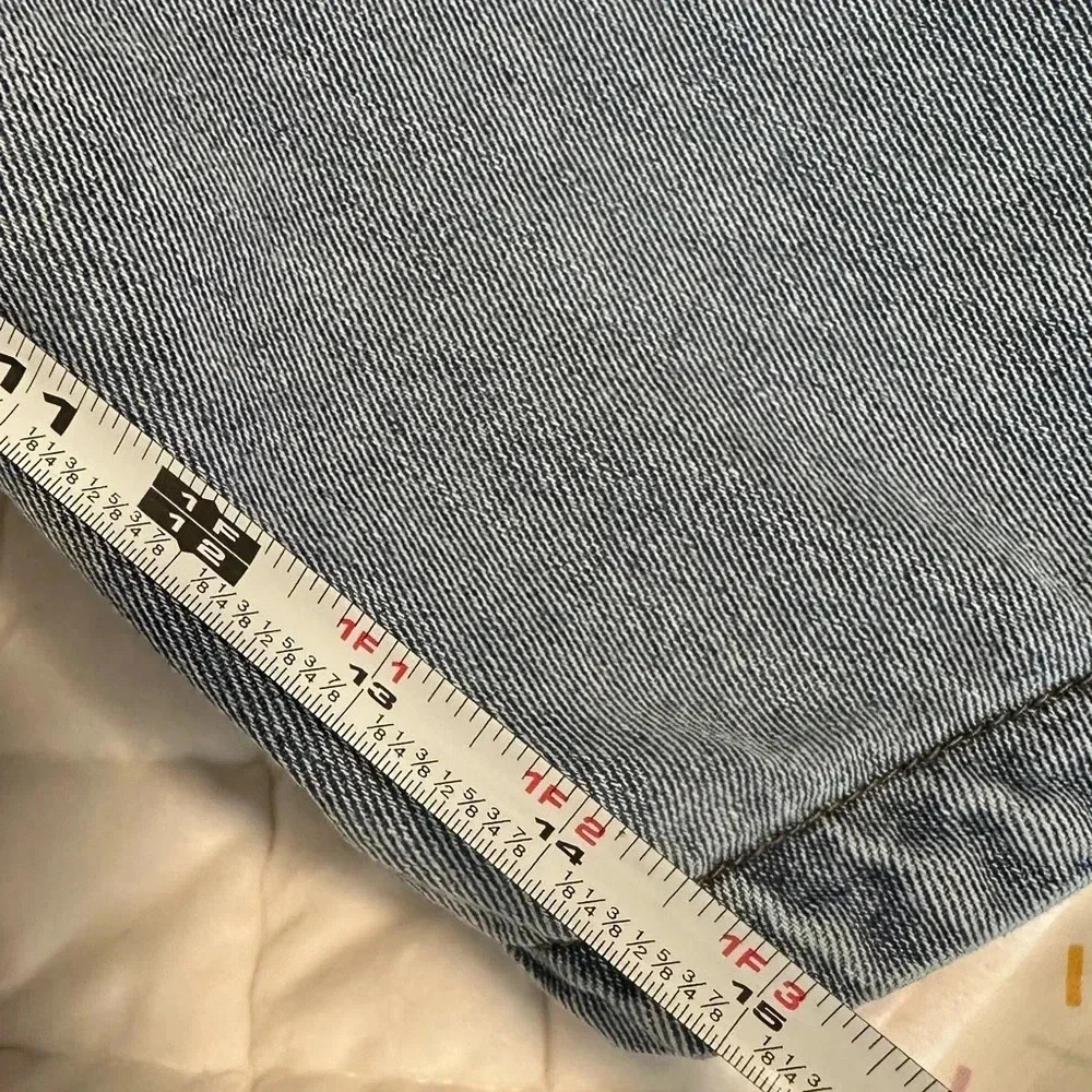 Asymmetrical denim skirt - Picture 5 of 9
